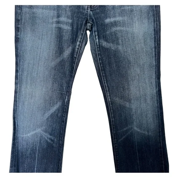 7 for all Mankind Bootcut Jeans Pink  Stitching Womens Size 31 - Picture 7 of 13